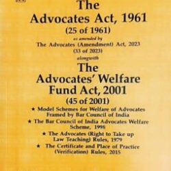 The Advocates Act, 1961 (Bare Act with Short Comments)