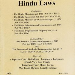 Hindu Laws: Bare Act with Comments (2025 Edition)